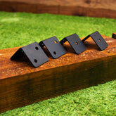 Domino-Style Corner L-Shape Brackets (Pack of 4)